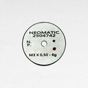 Anel métrico >1mm <3mm